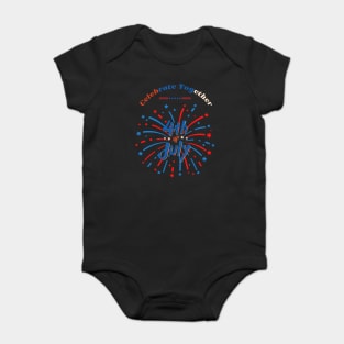 4th of July USA Independence Day Baby Bodysuit